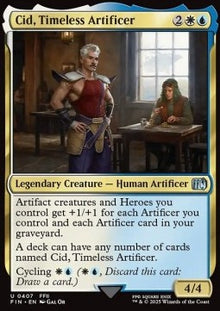 Cid, Timeless Artificer (V.1)⁣ - Magic: The Gathering - FINAL FANTASY: Extras⁣ (Uncommon)⁣ [407]
