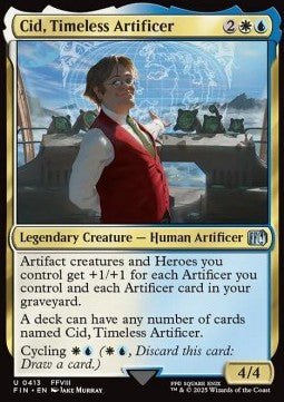 Cid, Timeless Artificer (V.7)⁣ - Magic: The Gathering - FINAL FANTASY: Extras⁣ (Uncommon)⁣ [413]