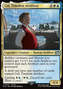 Cid, Timeless Artificer (V.7)⁣ - Magic: The Gathering - FINAL FANTASY: Extras⁣ (Uncommon)⁣ [413]