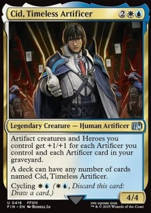 Cid, Timeless Artificer (V.12)⁣ - Magic: The Gathering - FINAL FANTASY: Extras⁣ (Uncommon)⁣ [418]
