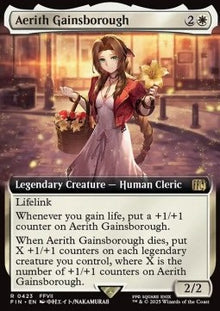 Aerith Gainsborough (V.2)⁣ - Magic: The Gathering - FINAL FANTASY: Extras⁣ (Rare)⁣ [423]