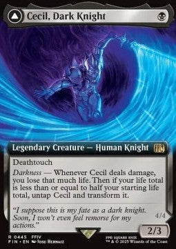Cecil, Dark Knight // Cecil, Redeemed Paladin (V.2)⁣ - Magic: The Gathering - FINAL FANTASY: Extras⁣ (Rare)⁣ [445]