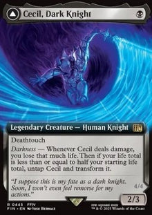 Cecil, Dark Knight // Cecil, Redeemed Paladin (V.2)⁣ - Magic: The Gathering - FINAL FANTASY: Extras⁣ (Rare)⁣ [445]