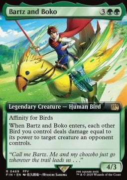 Bartz and Boko⁣ - Magic: The Gathering - FINAL FANTASY: Extras⁣ (Rare)⁣ [469]