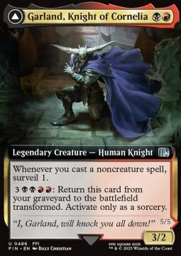 Garland, Knight of Cornelia // Chaos, the Endless⁣ - Magic: The Gathering - FINAL FANTASY: Extras⁣ (Uncommon)⁣ [486]