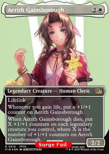 Aerith Gainsborough (V.3)⁣ - Magic: The Gathering - FINAL FANTASY: Extras⁣ (Rare)⁣ [519]