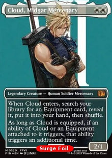 Cloud, Midgar Mercenary (V.3)⁣ - Magic: The Gathering - FINAL FANTASY: Extras⁣ (Mythic)⁣ [520]