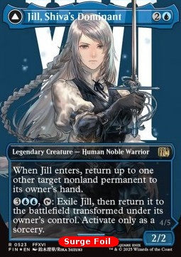 Jill, Shiva's Dominant // Shiva, Warden of Ice (V.3)⁣ - Magic: The Gathering - FINAL FANTASY: Extras⁣ (Rare)⁣ [523]