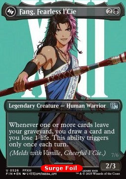 Fang, Fearless l'Cie // Ragnarok, Divine Deliverance (V.3)⁣ - Magic: The Gathering - FINAL FANTASY: Extras⁣ (Uncommon)⁣ [526]