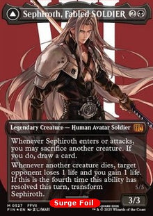 Sephiroth, Fabled SOLDIER // Sephiroth, One-Winged Angel (V.4)⁣ - Magic: The Gathering - FINAL FANTASY: Extras⁣ (Mythic)⁣ [527]