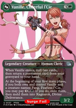 Vanille, Cheerful l'Cie // Ragnarok, Divine Deliverance (V.3)⁣ - Magic: The Gathering - FINAL FANTASY: Extras⁣ (Uncommon)⁣ [537]