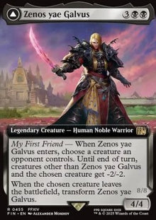 Zenos yae Galvus // Shinryu, Transcendent Rival (V.2)⁣ - Magic: The Gathering - FINAL FANTASY: Extras⁣ (Rare)⁣ [455]