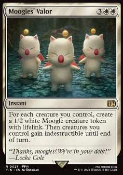 Moogles' Valor⁣ - Magic: The Gathering - FINAL FANTASY⁣ (Rare)⁣ [27]