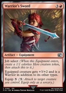 Warrior's Sword⁣ - Magic: The Gathering - FINAL FANTASY⁣ (Common)⁣ [169]