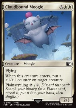 Cloudbound Moogle⁣ - Magic: The Gathering - FINAL FANTASY⁣ (Common)⁣ [11]