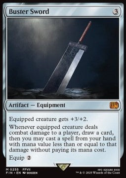 Buster Sword⁣ - Magic: The Gathering - FINAL FANTASY⁣ (Mythic)⁣ [255]