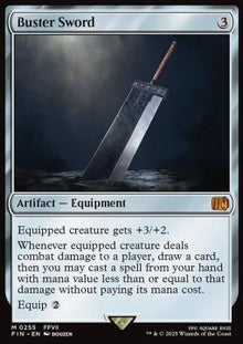 Buster Sword⁣ - Magic: The Gathering - FINAL FANTASY⁣ (Mythic)⁣ [255]