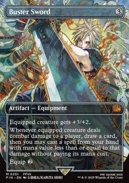 Buster Sword⁣ - Magic: The Gathering - FINAL FANTASY: Extras⁣ (Mythic)⁣ [351]