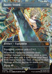 Buster Sword⁣ - Magic: The Gathering - FINAL FANTASY: Extras⁣ (Mythic)⁣ [351]