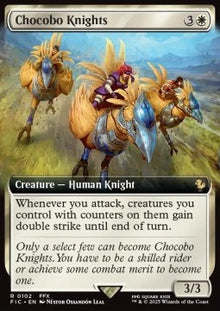 Chocobo Knights⁣ - Commander: Magic: The Gathering - FINAL FANTASY: Extras⁣ (Rare)⁣ [102]