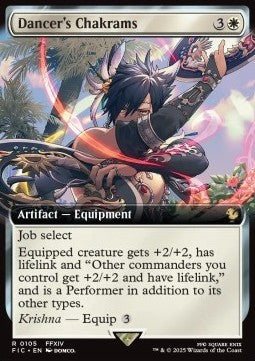 Dancer's Chakrams⁣ - Commander: Magic: The Gathering - FINAL FANTASY: Extras⁣ (Rare)⁣ [105]