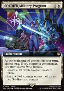 SOLDIER Military Program⁣ - Commander: Magic: The Gathering - FINAL FANTASY: Extras⁣ (Rare)⁣ [108]