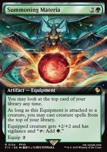 Summoning Materia⁣ - Commander: Magic: The Gathering - FINAL FANTASY: Extras⁣ (Rare)⁣ [124]