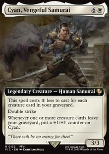Cyan, Vengeful Samurai⁣ - Commander: Magic: The Gathering - FINAL FANTASY: Extras⁣ (Rare)⁣ [132]