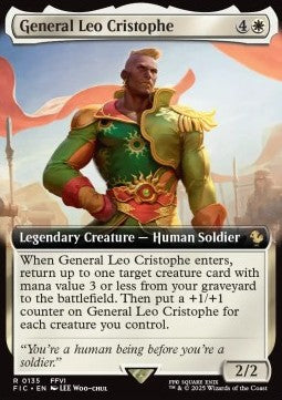 General Leo Cristophe⁣ - Commander: Magic: The Gathering - FINAL FANTASY: Extras⁣ (Rare)⁣ [135]