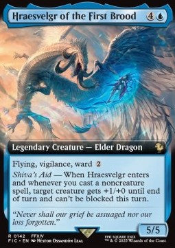 Hraesvelgr of the First Brood⁣ - Commander: Magic: The Gathering - FINAL FANTASY: Extras⁣ (Rare)⁣ [142]