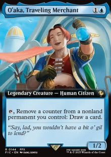 O'aka, Traveling Merchant⁣ - Commander: Magic: The Gathering - FINAL FANTASY: Extras⁣ (Rare)⁣ [144]
