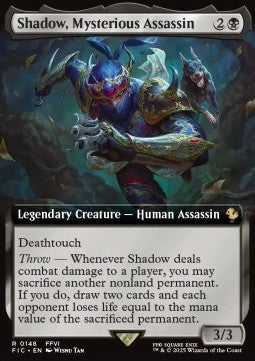 Shadow, Mysterious Assassin⁣ - Commander: Magic: The Gathering - FINAL FANTASY: Extras⁣ (Rare)⁣ [148]