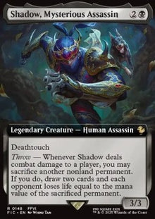 Shadow, Mysterious Assassin⁣ - Commander: Magic: The Gathering - FINAL FANTASY: Extras⁣ (Rare)⁣ [148]