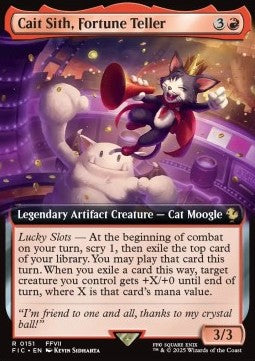 Cait Sith, Fortune Teller⁣ - Commander: Magic: The Gathering - FINAL FANTASY: Extras⁣ (Rare)⁣ [151]