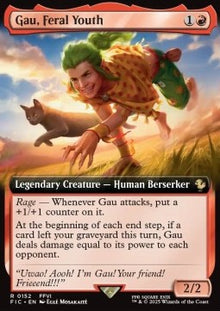 Gau, Feral Youth⁣ - Commander: Magic: The Gathering - FINAL FANTASY: Extras⁣ (Rare)⁣ [152]