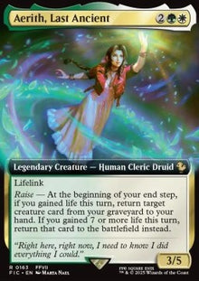 Aerith, Last Ancient⁣ - Commander: Magic: The Gathering - FINAL FANTASY: Extras⁣ (Rare)⁣ [163]
