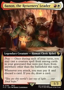 Banon, the Returners' Leader⁣ - Commander: Magic: The Gathering - FINAL FANTASY: Extras⁣ (Rare)⁣ [165]