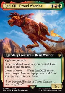 Red XIII, Proud Warrior⁣ - Commander: Magic: The Gathering - FINAL FANTASY: Extras⁣ (Rare)⁣ [181]