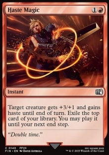 Haste Magic⁣ - Magic: The Gathering - FINAL FANTASY⁣ (Common)⁣ [140]