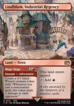 Lindblum, Industrial Regency // Mage Siege⁣ - Magic: The Gathering - FINAL FANTASY: Extras⁣ (Rare)⁣ [312]