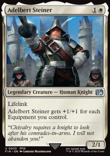 Adelbert Steiner⁣ - Magic: The Gathering - FINAL FANTASY⁣ (Uncommon)⁣ [3]
