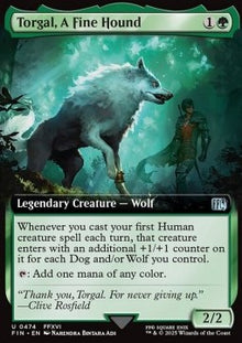 Torgal, A Fine Hound (V.2)⁣ - Magic: The Gathering - FINAL FANTASY: Extras⁣ (Uncommon)⁣ [474]