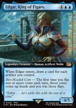Edgar, King of Figaro⁣ - Magic: The Gathering - FINAL FANTASY: Extras⁣ (Rare)⁣ [436]