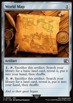 World Map⁣ - Magic: The Gathering - FINAL FANTASY⁣ (Common)⁣ [270]