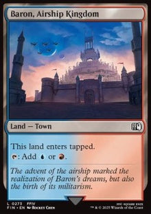 Baron, Airship Kingdom⁣ - Magic: The Gathering - FINAL FANTASY⁣ (Land)⁣ [273]