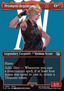 Prompto Argentum (V.1)⁣ - Magic: The Gathering - FINAL FANTASY: Extras⁣ (Uncommon)⁣ [387]