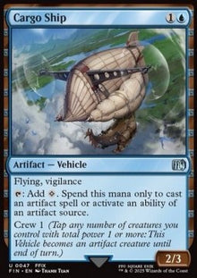 Cargo Ship⁣ - Magic: The Gathering - FINAL FANTASY⁣ (Uncommon)⁣ [47]