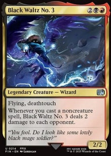 Black Waltz No. 3⁣ - Magic: The Gathering - FINAL FANTASY⁣ (Uncommon)⁣ [214]