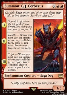 Summon: G.F. Cerberus⁣ - Magic: The Gathering - FINAL FANTASY⁣ (Rare)⁣ [162]