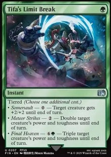Tifa's Limit Break⁣ - Magic: The Gathering - FINAL FANTASY⁣ (Uncommon)⁣ [207]